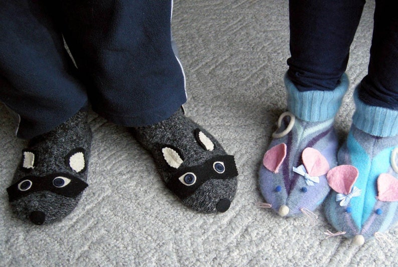 Forest Friends Slippers PDF PATTERN image 4