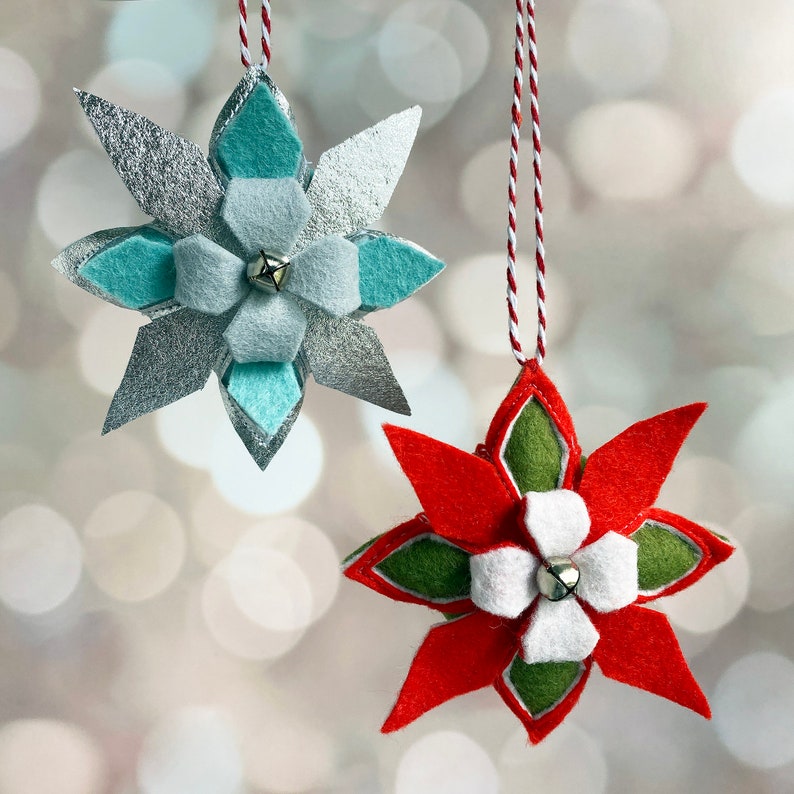 Solstice Star Ornament PDF PATTERN image 1