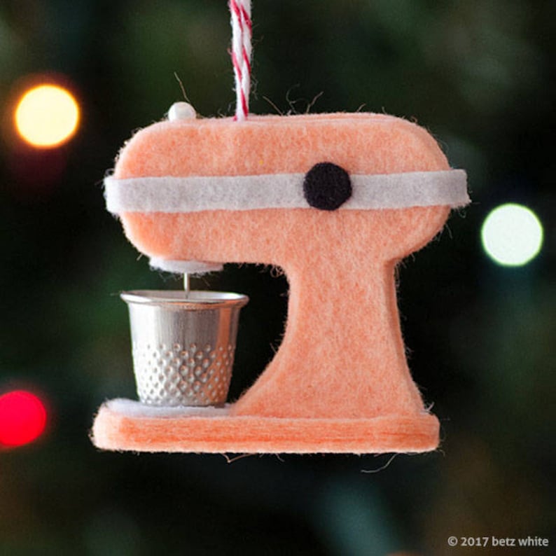 Kitchen Mixer Felt Ornament PDF PATTERN Etsy UK
