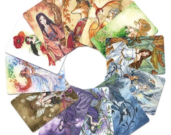 Fantasy, Fox & Fairy Art post card set by Meredith Dillman