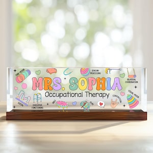 "WORLD'S GREATEST OCCUPATIONAL THERAPIST" License Plate Frame – Black