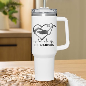 Personalized Vet Tech Tumbler 40oz, Veterinarian Vet Tech Gift, Vet Tech Graduation Gift, Veterinarian 40oz Tumbler,Veterinarian Office Gift