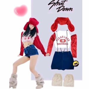 Jennie outfit, Blackpink outfit, Jennie Blackpink dance outfit, Children's Blackpink outfit, Kpop Blackpink Shutdown tailor-made outfit