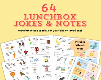Lunchbox Jokes, Lunchbox Notes, Jokes for Kids, Kids Riddles, School Jokes, Kids Lunchbox Cards, Back to School Notes, Conversation Starter