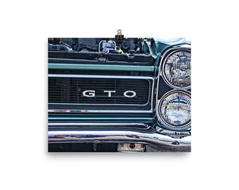 Pontiac GTO Muscle Car Art Print, GTO Muscle Car Print, Muscle Car Art, Muscle Car Print, Pontiac Goat Print, Gift for Guys