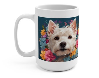 West Highland Terrier Mug, Dog Lover Mug, Westie Gift, Pet Owner Gift, Westie  Owner Gift, Dog Mug, Gift for Westie Parent, Cute Westie mug