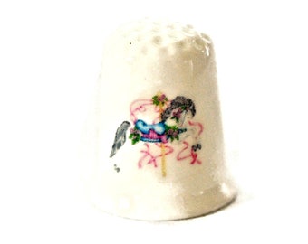 Carousel Horse Thimble, Collectible Thimbles, Decorative Thimble, Handmade Thimble, Gift for Grandma, Unique Thimble, Gift for Quilters