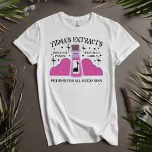 Disney Emperor&#39;s New Groove Kuzco&#39;s Poison Yzma Custom T-Shirts for Men, Women, and Kids - Sizes S to 5XL | Ladies&#39; T-Shirts Available K184