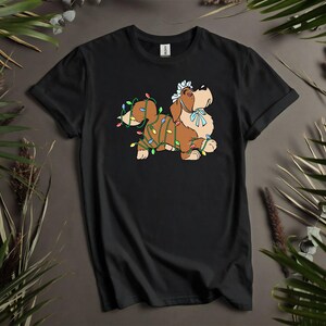 Chemise chien Nana de Noël Peter T-shirts personnalisés, sweat à capuche pour homme, femme et enfant - Tailles S à 5XL | T-shirts à capuche pour femmes disponibles AD100