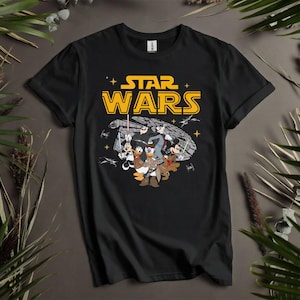 Disney Star Wars Mickey Friends Mouse T-Shirts, Hoodie for Men, Women, and Kids - Sizes S to 5XL | Ladies&#39; T-Shirts Hoodie Available AD684
