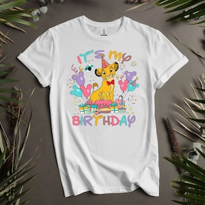 Disney Der König der Löwen Simba Geschenke Geburtstag T-Shirts für Männer, Frauen und Kinder - Größen S bis 5XL | Damen T-Shirts erhältlich K409