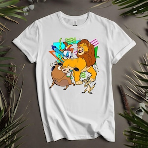 Disney König der Löwen Lustiges Poster T-Shirts, Hoodie für Männer, Frauen und Kinder - Größen S bis 5XL | Damen T-Shirts Hoodie Verfügbar AD647