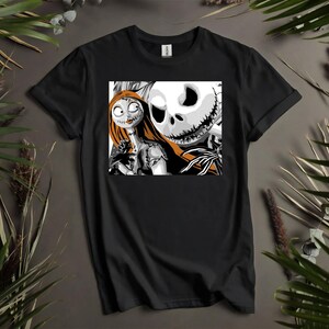 Jack i Sally Love Story Koszulki z nadrukiem dla mężczyzn, kobiet i dzieci - rozmiary od S do 5XL | Koszulki damskie dostępne i750