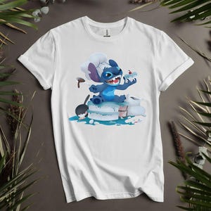Watercolor Stitch Chefdisney California Adventure Food T-Shirt Hoodie Matching Outfit Up To 5XL M768