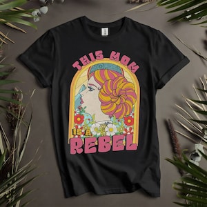 Camisetas retro personalizadas de la princesa Leia Esta mamá es rebelde para hombres, mujeres y niños. Tallas S a 5XL. Camisetas para mujer disponibles. K530