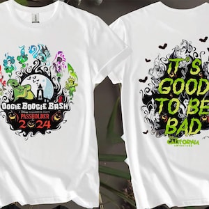 2-seitiges Disney Bösewicht Oogie Boogie Bash Benutzerdefinierte T-Shirts für Männer, Frauen und Kinder - Größen S bis 5XL | Damen T-Shirts erhältlich AB13-2