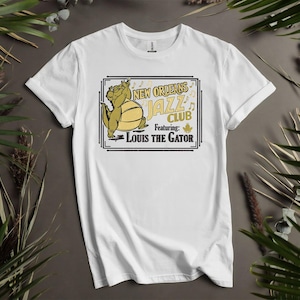 おもしろいニューオーリンズ・ジャズクラブ ルイ・ザ Tシャツ、パーカー メンズ、レディース、キッズ用 - サイズ S～5XL | レディース Tシャツ パーカー AD890