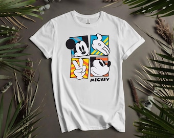 Mickey Mouse Hand And Face Custom T-Shirts for Men, Women, and Kids - Sizes S to 5XL | Ladies' T-Shirts Available L179