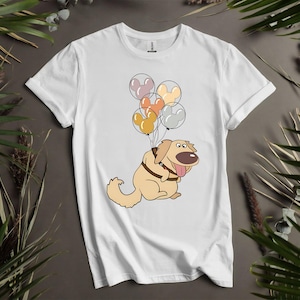 Cute Dug Dog With Mickey Custom T-Shirts, Hoodie for Men, Women, and Kids - Sizes S to 5XL | Ladies' T-Shirts Hoodie Available AD224