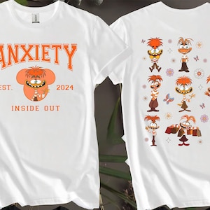 2-seitige Angst Emotionen T-Shirts für Männer, Frauen und Kinder - Größen S bis 5XL | Damen T-Shirts erhältlich AB5-2