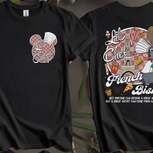 2-seitiges Pixar Ratatouille Remy Lil Chef-T-Shirt für Männer, Frauen und Kinder - Größen S bis 5XL | Damen T-Shirts erhältlich AB7-2