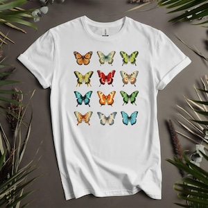 Butterfly And Moth T Shirt Custom T-Shirts, Hoodie for Men, Women, and Kids - Sizes S to 5XL | Ladies' T-Shirts Hoodie Available AD59