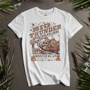 Disney Micky und Freunde Big Thunder Mountain T-Shirts für Männer, Frauen und Kinder - Größen S bis 5XL | Damen T-Shirts erhältlich K663