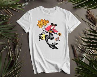 Camisetas y sudaderas personalizadas de Ariel Princes Flounder Sebastian para hombre, mujer y niño (tallas S a 5XL) / Sudadera con capucha para mujer disponible en AD28