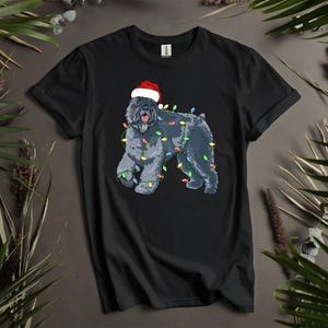 Bouvier Des Flandres Dog Xmas Custom T-Shirts, Hoodie for Men, Women, and Kids - Sizes S to 5XL | Ladies' T-Shirts Hoodie Available AD51
