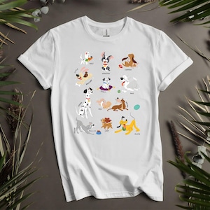 Cute Disney All Pets Movie Dogs Custom T-Shirts, Hoodie for Men, Women, and Kids - Sizes S to 5XL | Ladies' T-Shirts Hoodie Available AD216