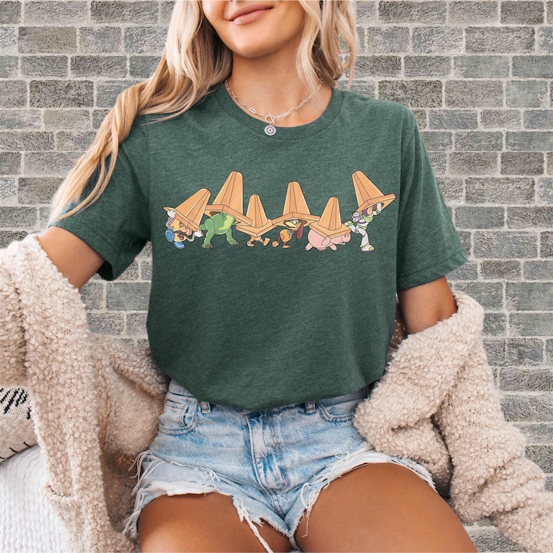 Graphic T-shirt design printed on unisex apparel – available as T-shirt, hoodie, sweatshirt and romper. High-quality DTF print. Perfect for gifts, family shirts, matching outfits, friends tees. Disney Toy Story