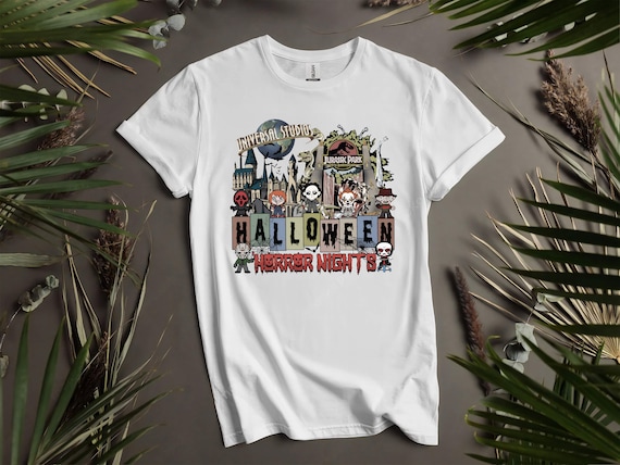 Halloween Horror Nights Universal Studios Custom T-shirts for Men