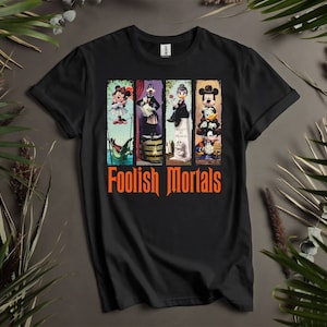 Mickey Friends Haunted Mansion Stretching Room Custom T-Shirts for Men, Women, and Kids - Sizes S to 5XL | Ladies' T-Shirts Available K545