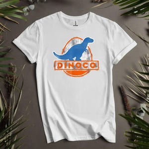 Cars Iconic Dinoco Logo Shirt Custom T-Shirts, Hoodie for Men, Women, and Kids - Sizes S to 5XL | Ladies' T-Shirts Hoodie Available AD68