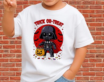 Star Wars Trick Or Treat Unisex T-Shirt Hoodie Sweatshirt Romper | Premium DTF Print | Vintage & Aesthetic Styles | N441