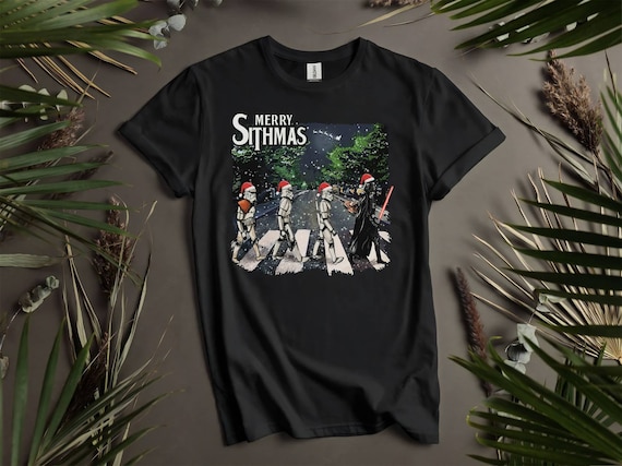 Darth Vader Stormtrooper Abbey Road Walking Custom T-shirts for