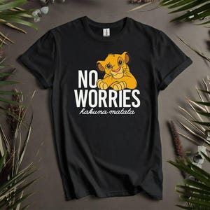 Disney König der Löwen Simba Jugend T-Shirts, Hoodie für Männer, Frauen und Kinder - Größen S bis 5XL | Damen T-Shirts Hoodie Verfügbar AD441