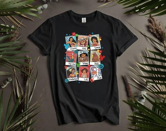 Disney Moana 2 Characters Custom T-Shirts, Hoodie for Men, Women, and Kids - Sizes S to 5XL | Ladies' T-Shirts Hoodie Available AD510