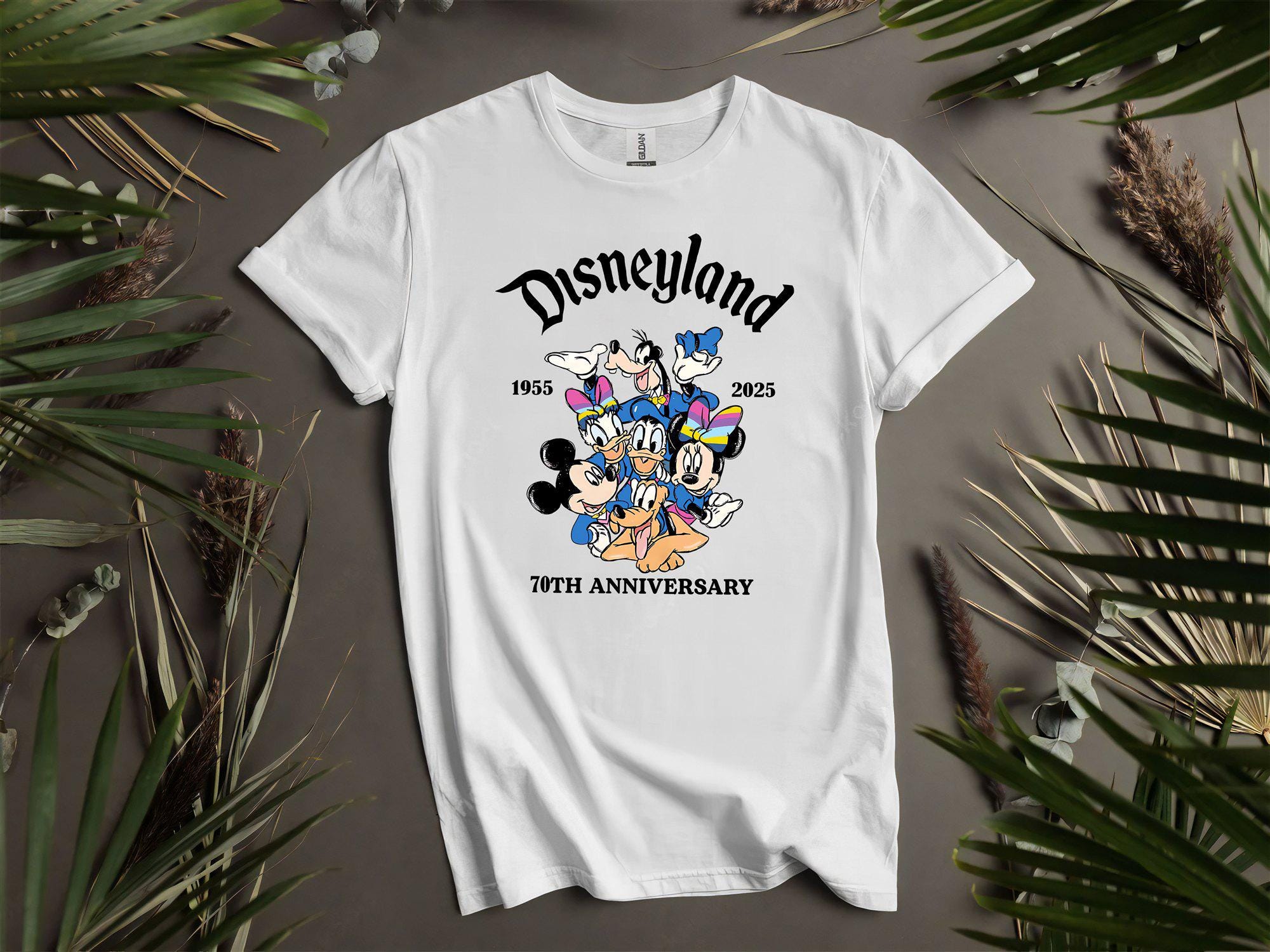 ディズニーランド70周年記念カスタムTシャツ、パーカー（メンズ 