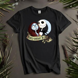 Jack Skellington and Santa Claus Mug Custom T-Shirts for Men, Women, and Kids - Sizes S to 5XL | Ladies' T-Shirts Available i846