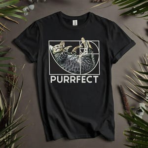 Funny Kitty Cat Cute I Am Purrfect Pet T-Shirts, Hoodie for Men, Women, and Kids - Sizes S to 5XL | Ladies' T-Shirts Hoodie Available AD879