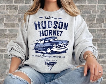 Sudadera unisex con capucha y camiseta Disney Hudson / Estampado DTF premium / Estilos vintage y estéticos / N61