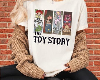 Sudadera unisex con capucha y mono de Toy Story para Halloween / Estampado DTF premium / Estilos vintage y estéticos / N234