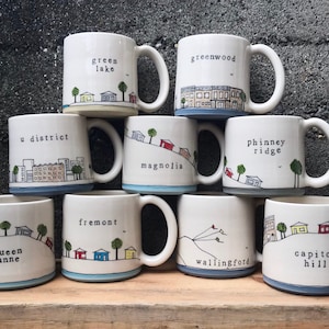 MADE to ORDER ~ Seattle Neighborhood Mug