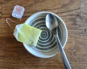 MADE to ORDER - Small Dish, Ring Dish, Tea Bag Collector, Small Spoon Rest