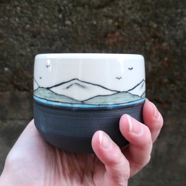 IN STOCK - Mountainscape Cup (no handle)