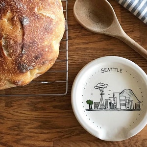 MADE to ORDER ~ City Skyline Spoon Rest, City Bridge Spoon Rest