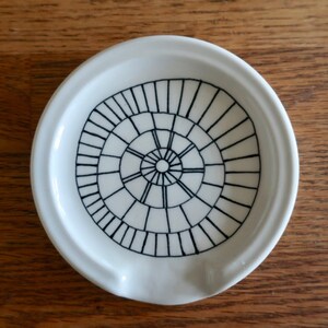 MADE to ORDER Black and White Spoon Rest various styles spider web