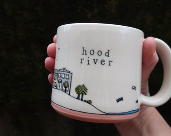 IN STOCK ~ Hood River Mug, in salmon