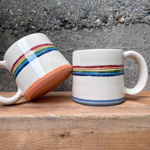 MADE to ORDER Rainbow Mug, Pride Mug, LGBTQIA Mug 15% of sales will go to the Tacoma Rainbow Center image 3